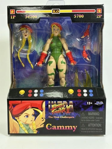 Ultra Street Fighter II The Final Challengers Cammy 6 Inch Figure Jada 34690
