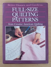 Better Homes Gardens Full Size Quilting Patterns Creative American Quilt Uncut