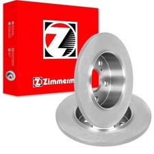 2X ZIMMERMANN BREMSSCHEIBEN HINTEN 274mm VOLL PASSEND FÜR TOYOTA YARIS |