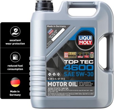 LIQUI MOLY Top Tec 4600 SAE 5W-30 | 5 L | Fully synthetic engine oil