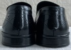 2000s Prada 2D 1454 Spazzolatta Punch Medallion Rubber Sole Loafer UK 7.5 US 8.5 — photo 6