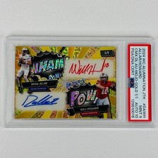 2024 Wild Card JTH Drew Allar Will Howard DAWH Comix Gold Mojo 1/1 PSA 9 Auto 10