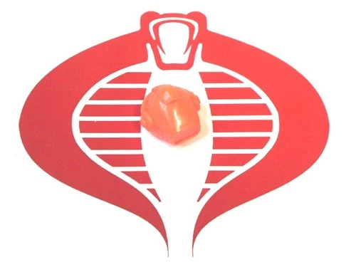 GI Joe Weapon Deep Six Helmet 1989 Original Figure Accessory