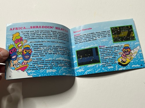 Thrilla's Surfari Nintendo NES Instruction Manual Booklet ONLY - Picture 5 of 5