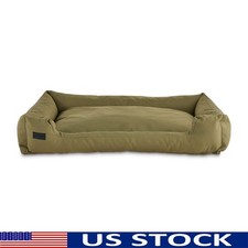 Eco-Friendly Outdoor Dog Bed Water Resistant Removable Cover Durable Comfort New