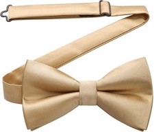 Bow Ties for Men Pretied Bowties Classic Formal Business One Size A2-champagne