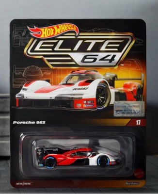 Hot Wheels Elite 64 Porsche 963 JCP46 Red Black White NEW!