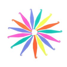 50 szt. Dental Elastyczny haczyk do umieszczania Jednorazowy plastikowy gumowy haczyk Ortodoncja