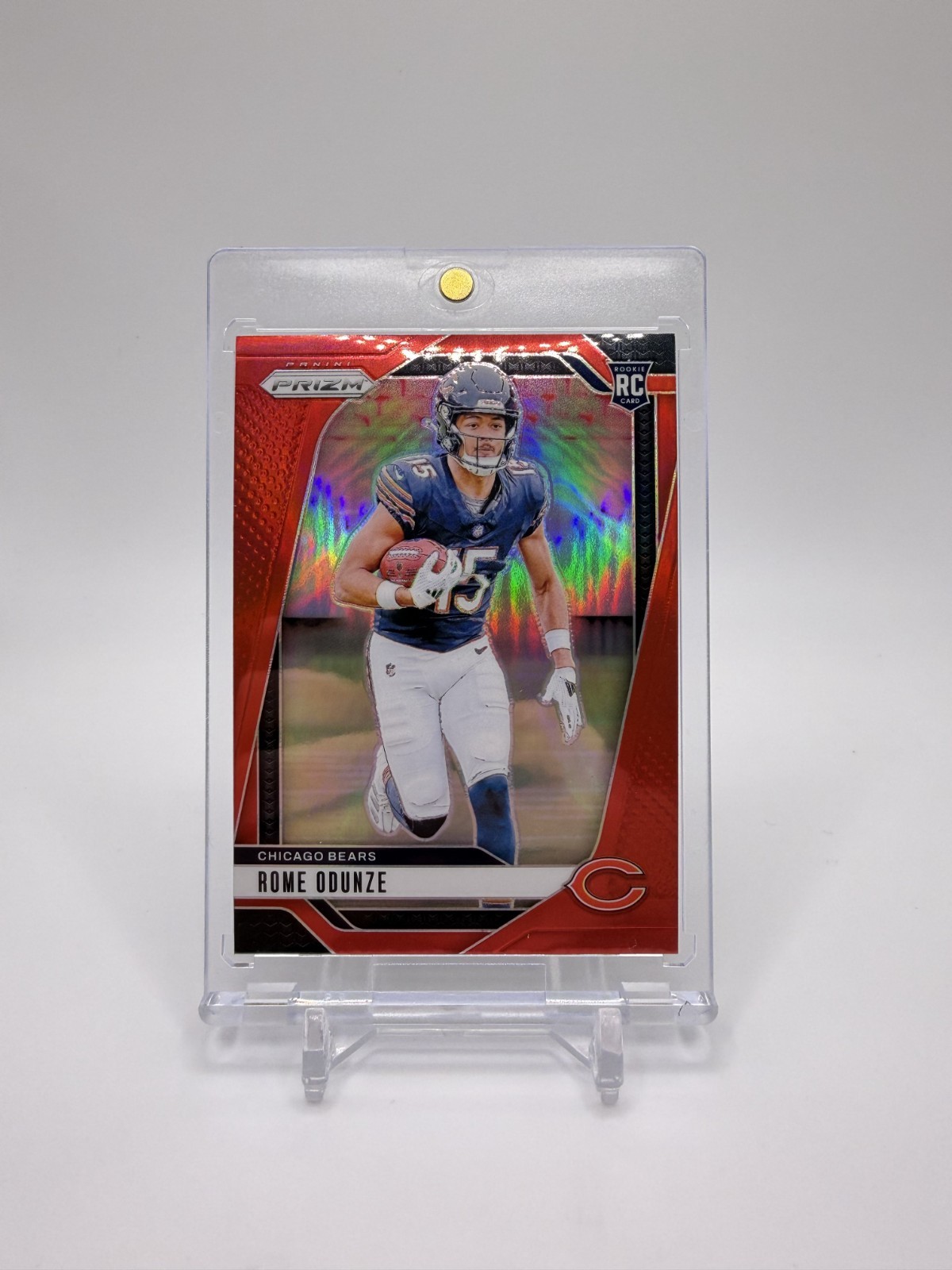 2024 Panini Prizm #385 Rome Odunze Red SSP RC