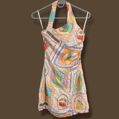 halter midi dress floral Anabelle Halter Neck Midi Dress - White Floral main image 1