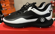 Size 10.5 US-G/FORE MG4 O2 G/LOCK Spiked Golf Shoe Onyx Black Pink GMF000127