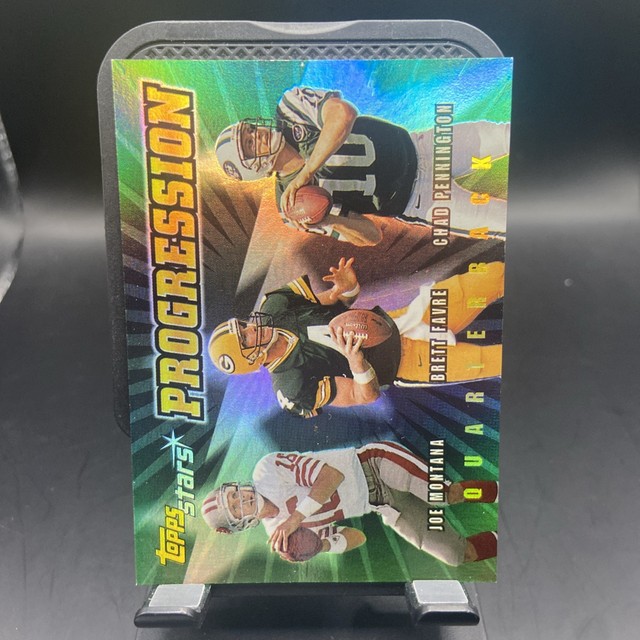 2000 Topps Stars - Progression Brett Favre, Joe Montana, Chad Pennington #P1
