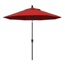 Pemberly Row 9' Patio Umbrella in Jockey Red