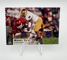 2013 Upper Deck - Star Rookie Manti Te'o #112 (RC) Rookie Card. rookie card picture