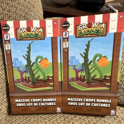 2X Roblox Grow a Garden Building Set Massive Crops Bundle 23+ Pieces Ages 6+