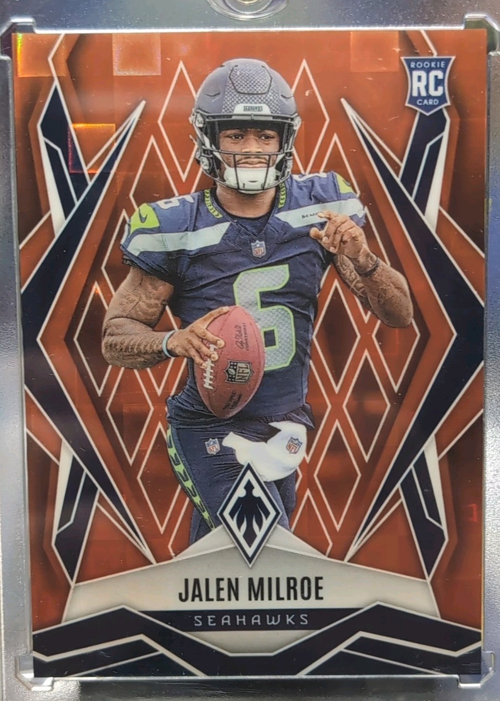 2025 Panini Phoenix Jalen Milroe Orange Pandora Rookie #151 /189