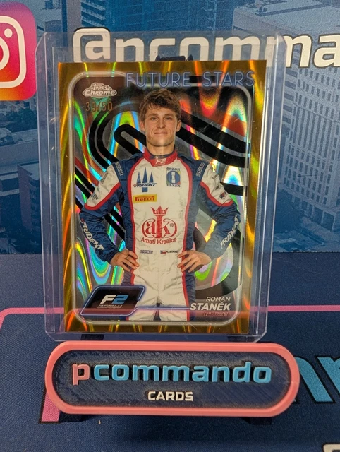 Topps Chrome F1 - Roman Stanek Gold Raywave 39/50