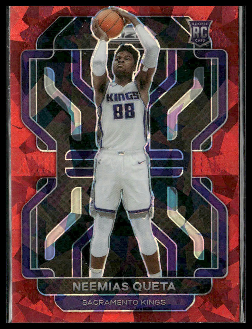2021-22 Panini Prizm #316 Neemias Queta Red Ice