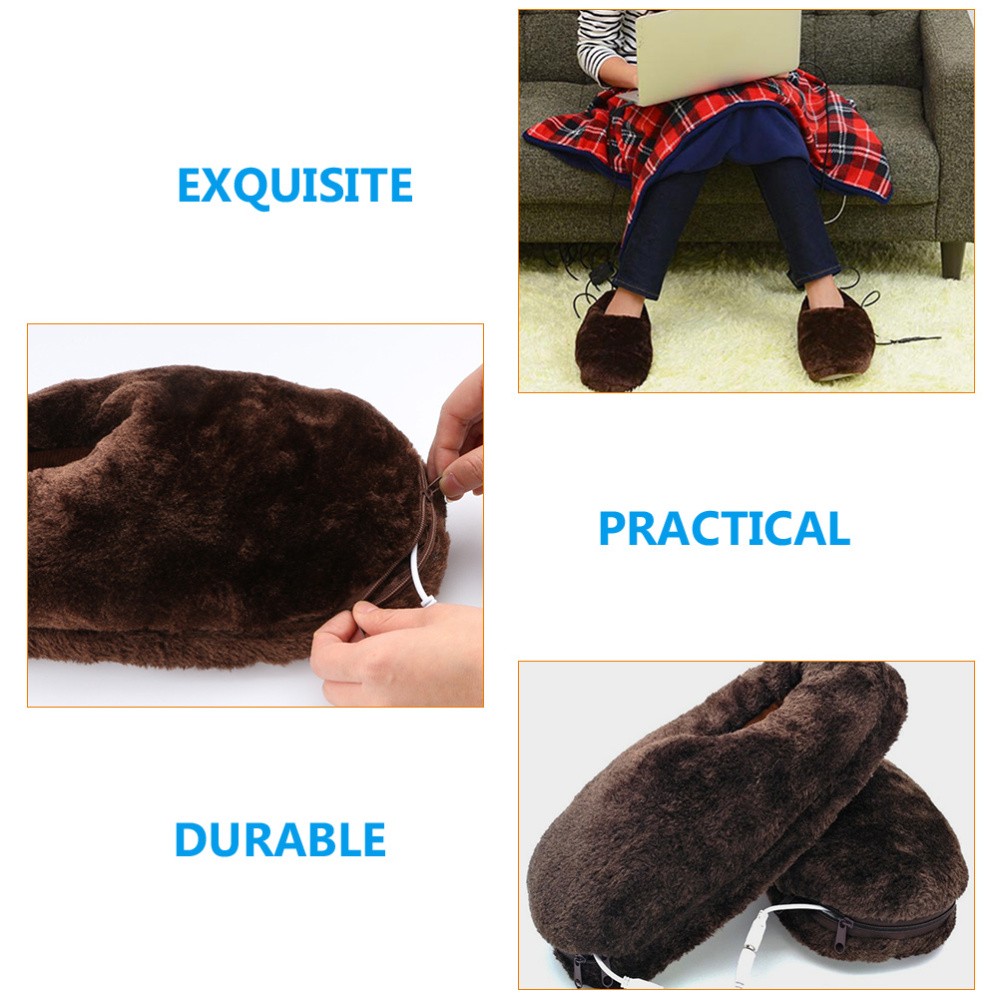 APL Scarpe Elettriche Scaldapiedi Elettrico Pantofole Riscaldatori