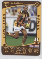 2012 TeamCoach AFL Josh Gibson #29 1p8