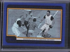 2025 Panini Three and Two #16 Bill Mazeroski Timeless Moments Blue #/49