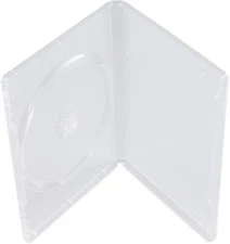 Maxtek 14mm Single Clear Standard DVD Case with Outter Sleeve, 25 PCs.... 