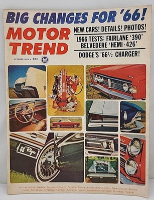 Motor Trend Magazine October 1965 Vol. 17 No. 10