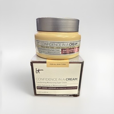 IT Cosmetics Confidence in a Cream Moisturizer  2 oz / 60 ml NIB