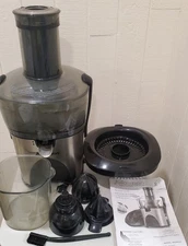 Juiceman Automatic Juicer Machine Metal Stainless Steel Base 