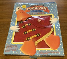 Vintage 1991 Murduck The Original Scrubba Ducky Bath Toy Fireduck Clothing