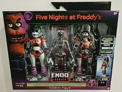 FIVE NIGHTS AT FREDDY'S ENDO SERIES ROXANNE WOLF & SHATTERED ROXANNE WOLF FIGURE