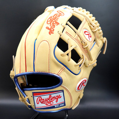 Rawlings Japan Glove HOH Heart of the Hide RHT 11.5 Infielder Camel/Royal Rare