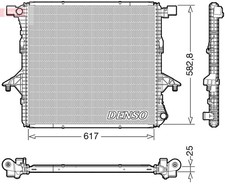 DENSO Motorkühler Wasserkühler DRM32052 für VW AMAROK 2HA 2HB S1B S6B S7A S7B