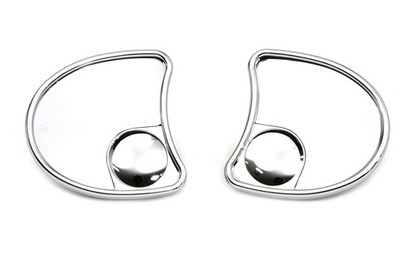 Split Vision Fairing Mount Mirror Set for Harley-Davidson