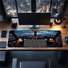 40 90cm1pc Extra Large Gaming Mouse Pad Desk Mat - Non-Slip Rubber Base  Airpla