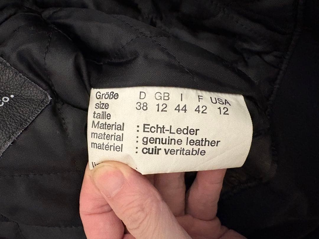 BMW Motorrad × DAINESE Leather Jacket 38 Genuine