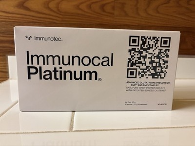 Immunocal Platinum by Immunotec - Glutathione Precursor - EXP 2028/2029    