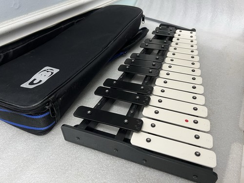 CB Percussion 25 Noten Chromatische Glocken Glockenspiel Xylophon mit Tasche & Schlägel