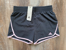 ADIDAS NEW Black Athletic Aeroready Running Shorts Girl's Size LARGE 14 NWT