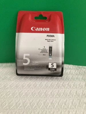 CANON - Cartouche d'encre D’origine Canon PGI-5BK Noir Neuve Scelle - Photo 1/4