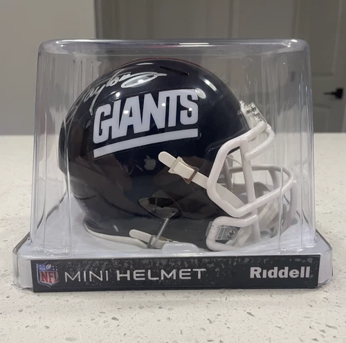 Lawrence Taylor Signed New York Giants Throwback Mini Helmet – TRISTAR COA