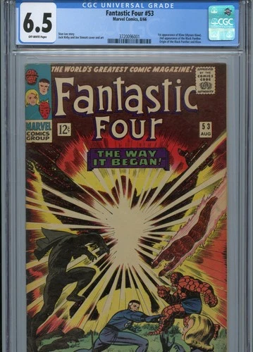 Fantastic Four #53 CGC Universal Grade 6.5 1st appearance Klaw 2nd Black Panther