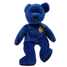 Ty Beanie Baby Clubby the Royal Blue Bear Plush Stuffed Toy