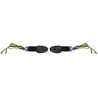Motorrad LED Mini Blinker Lizzard Schwarz Smokeglas Miniblinker + E-PrüFzeichen