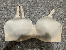 Honeylove V-Bra 40DD Beige Wireless Hook Eye T-Shirt Bra Adjustable