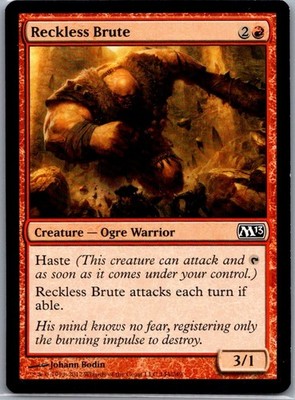 Magic 2013 (M13) #144 Reckless Brute