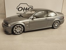 BMW M3 CSL e46 grigio argento Silver Grey 1:18 Otto Ottomobile OT177B IMBALLO ORIGINALE "NUOVO"NEW" 