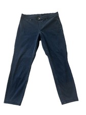 HUE Jeggings Medium Dark Blue Denim Stretch Faux Front Pockets