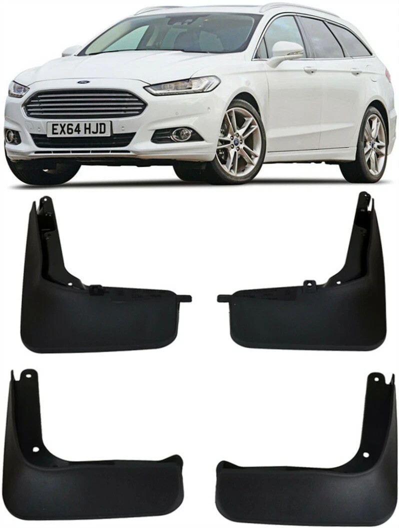 Genuine Full Set Splash Guards Mud Flaps For 2013-2023 Ford Mondeo Estate