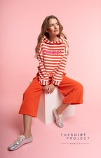 THE SHIRT PROJECT Frottee Hoodie ECRU ORANGE ...